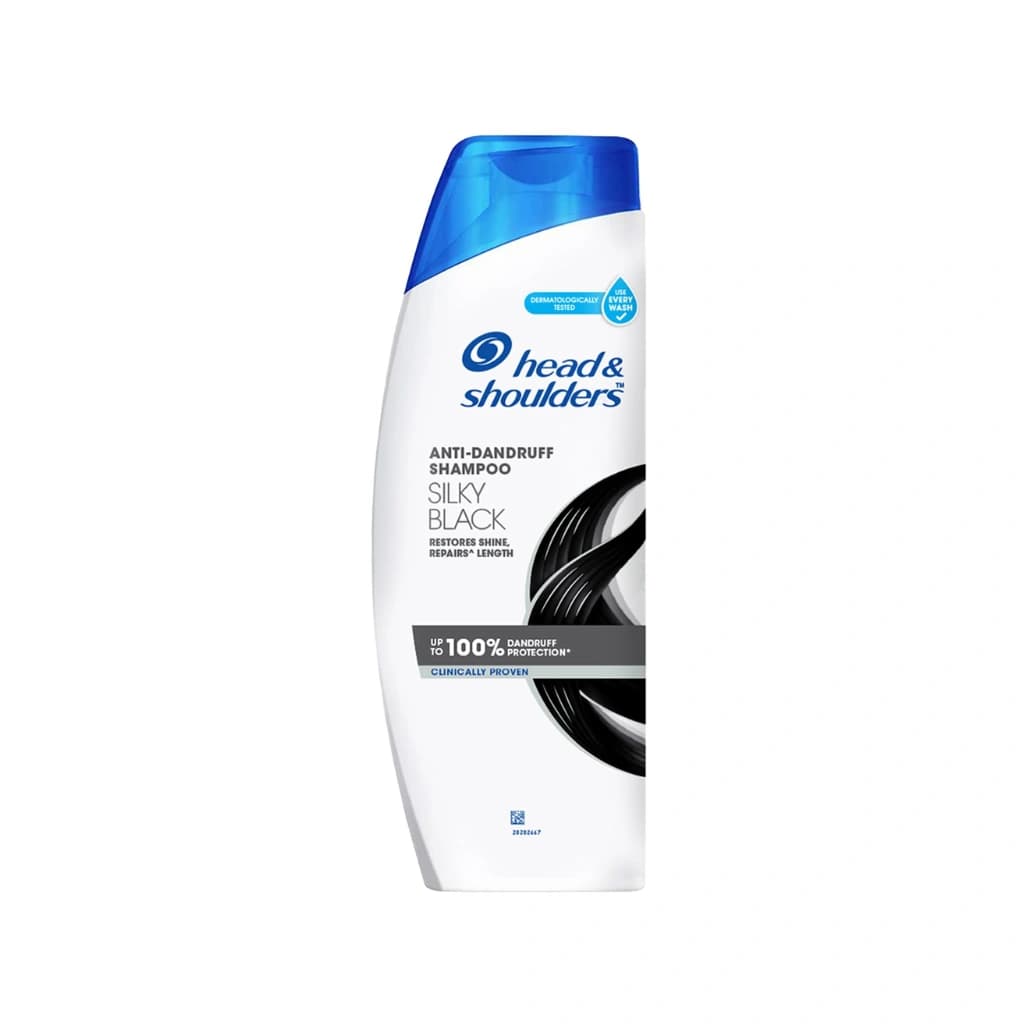 HEAD & SHOULDERS SHM SILKY BLACK 340ML