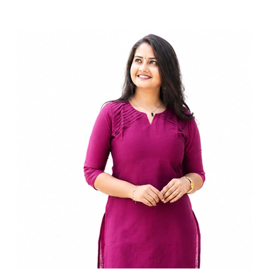 DEEP PINK KURTI ( WITH LINING )