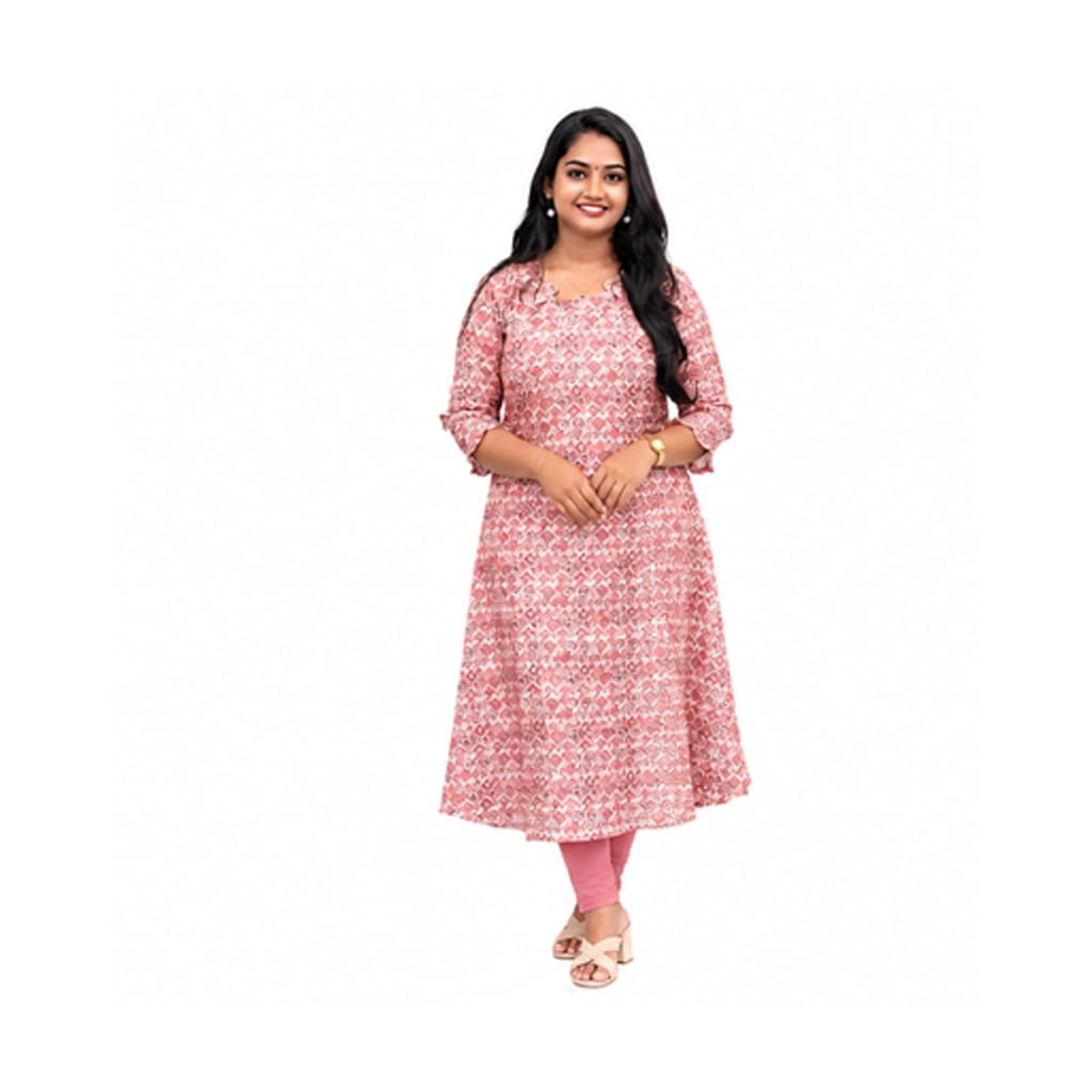 DUSTY ROSE KURTI ( WITH LINING )