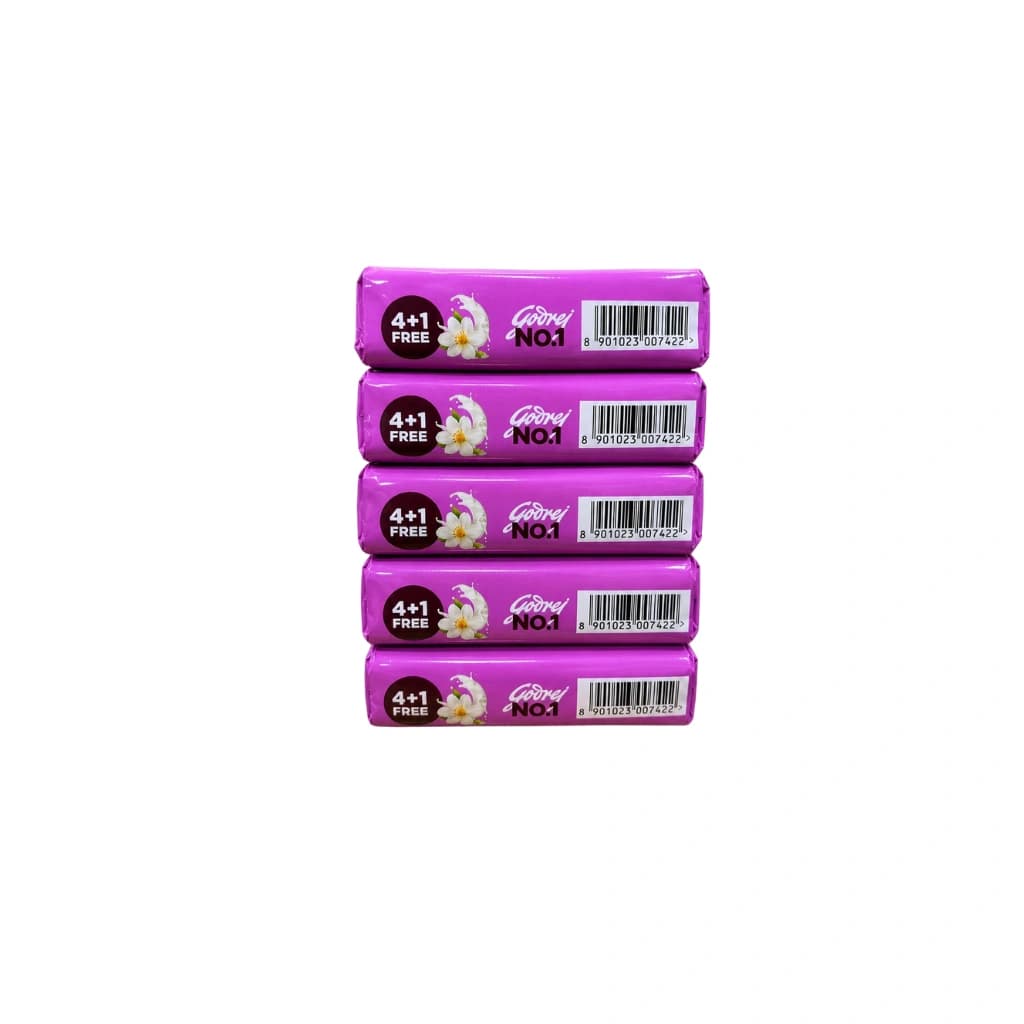 GODREG NO.1JASMINE MILK CREAM SOAP 4+1
