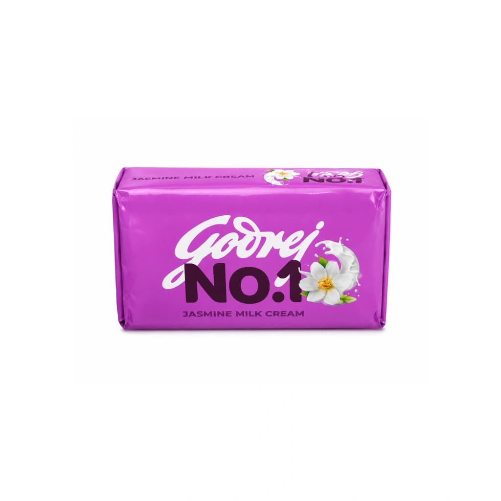 GODREJ NO.1JASMINE MILK CREAM SOAP 4+1