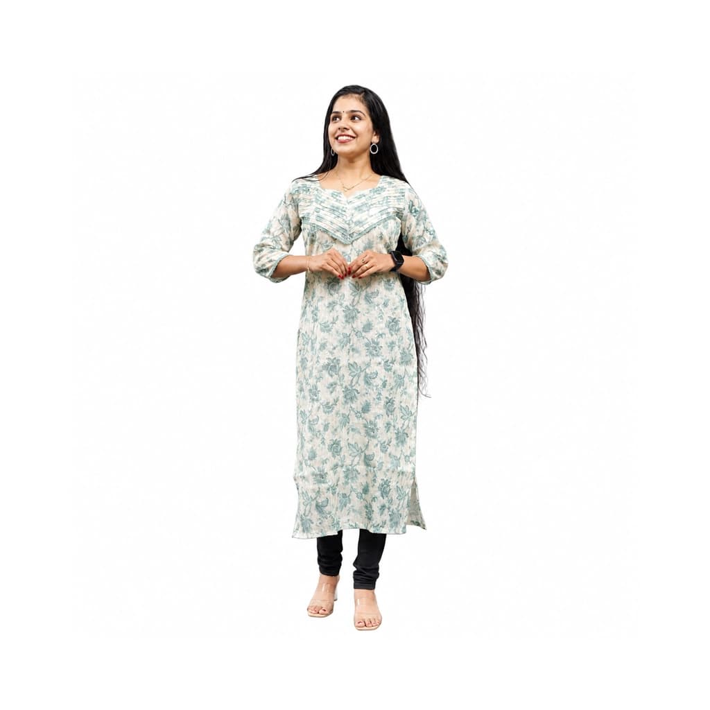 SAGE GREEN KURTI ( WITH LINING )