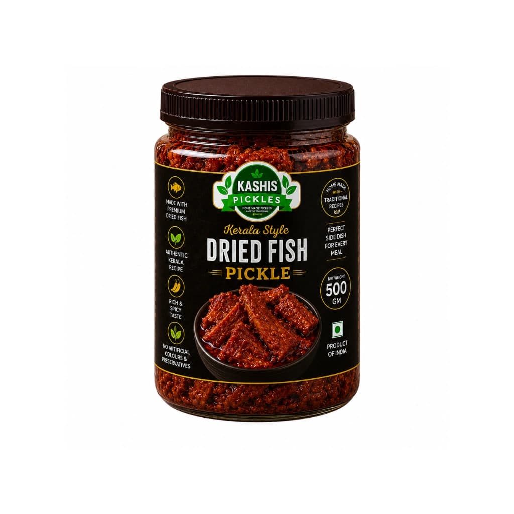 KASHIS DRIED FISH PICKLE 500 GM
