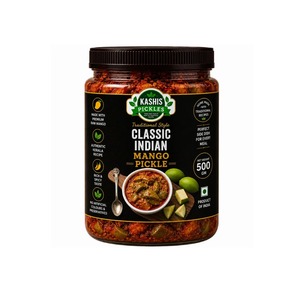 KASHIS CLASSIC INDIAN MANGO PICKLE 500 GM