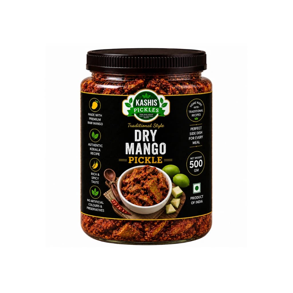 KASHIS DRY MANGO PICKLE 500 GM