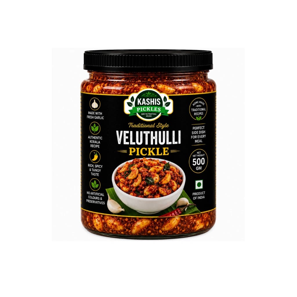 KASHIS VELUTHULLI GARLIC PICKLE 500 GM