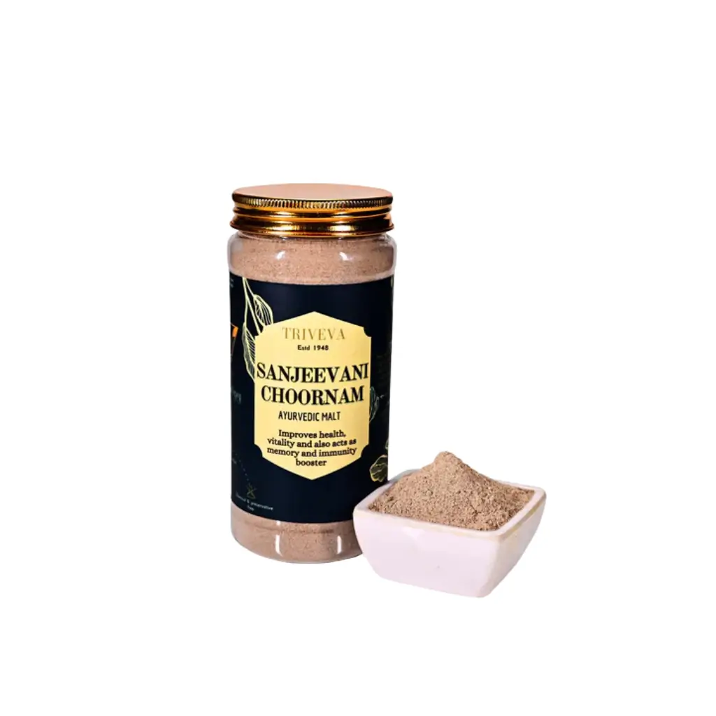 TRIVEVA'S AUTHENTIC AYURVEDIC SANJEEVANI CHOORNAM (POWDERED FORM OF CHAWANPRASH)