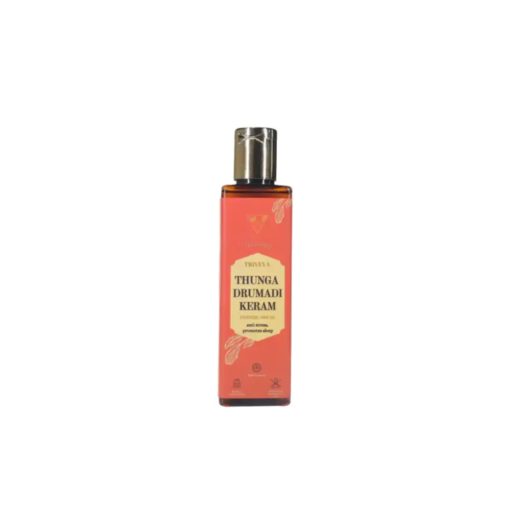 TRIVEVA'S AUTHENTIC AYURVEDIC THUNGADRUMATHI KERAM "A COMPLETE STRESS RELIVER"