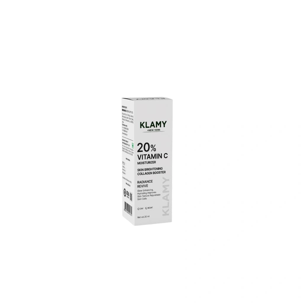 KLAMY 20% VITAMIN C MOISTURIZER SKIN BRIGHTENING COLLAGEN BOOSTER 30 ML
