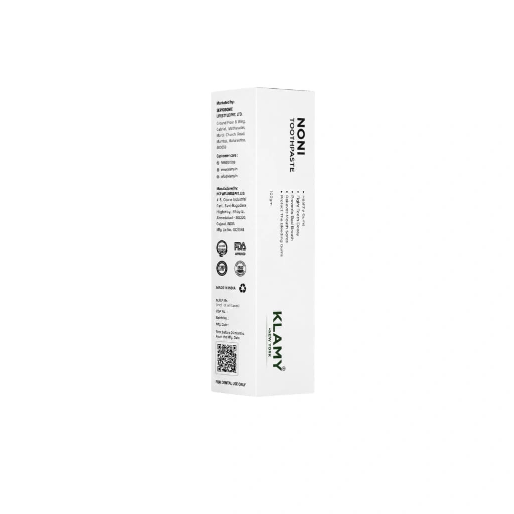 KLAMY NONI TOOTH PASTE 100 GM