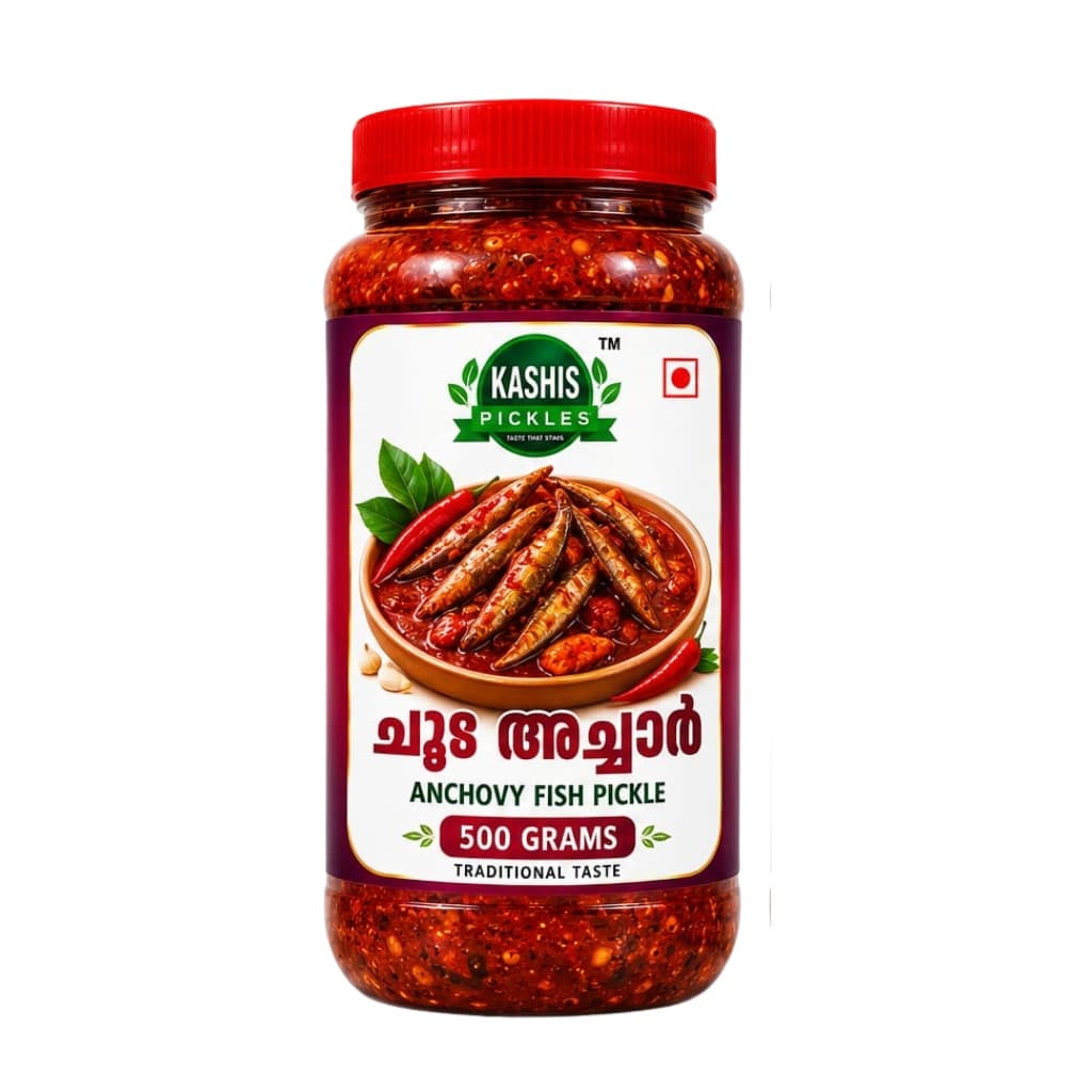 KASHIS PICKLE - KERALA STYLE CHOODA FISH PICKLE 500GM