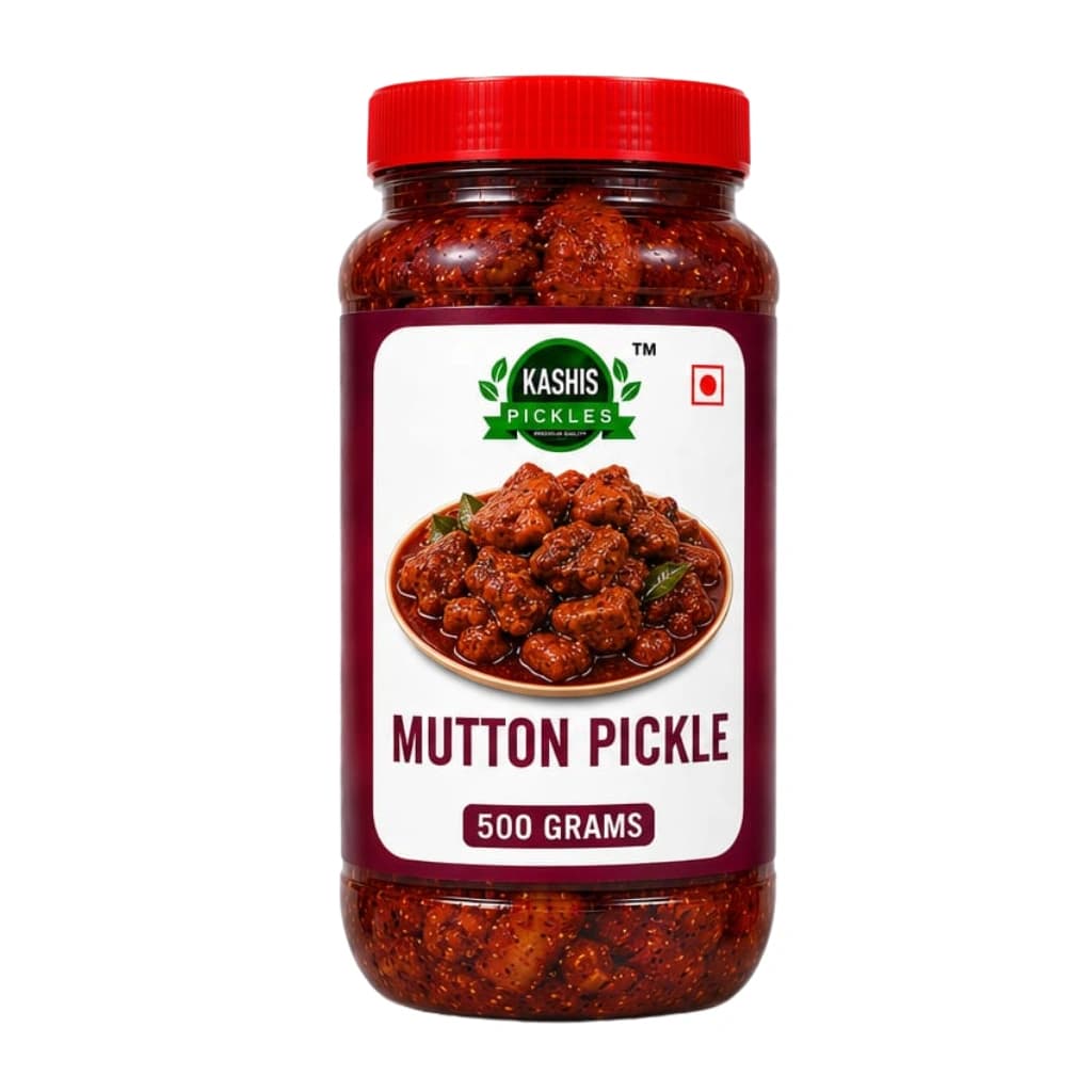 KASHIS SOUTH INDIAN MUTTON PICKLE 500 GM