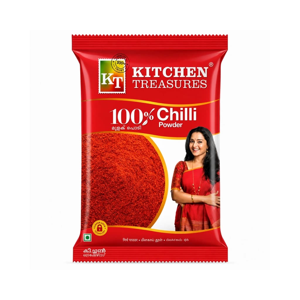 KITCHEN TREASURES CHILLI POWDER 500GM