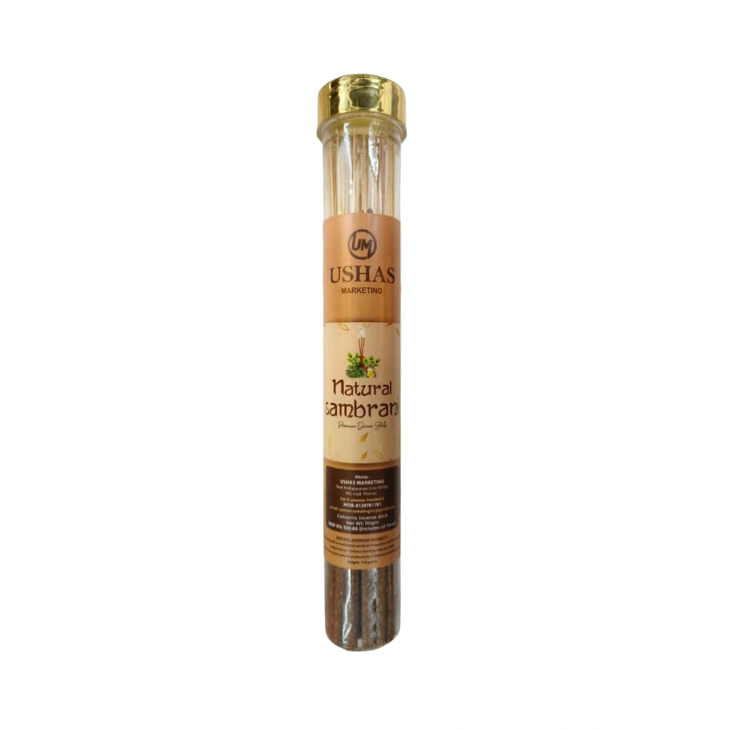 USHAS NATURAL SAMBRANI & HAWAN SAMBRANI COMBO 110 GM EACH