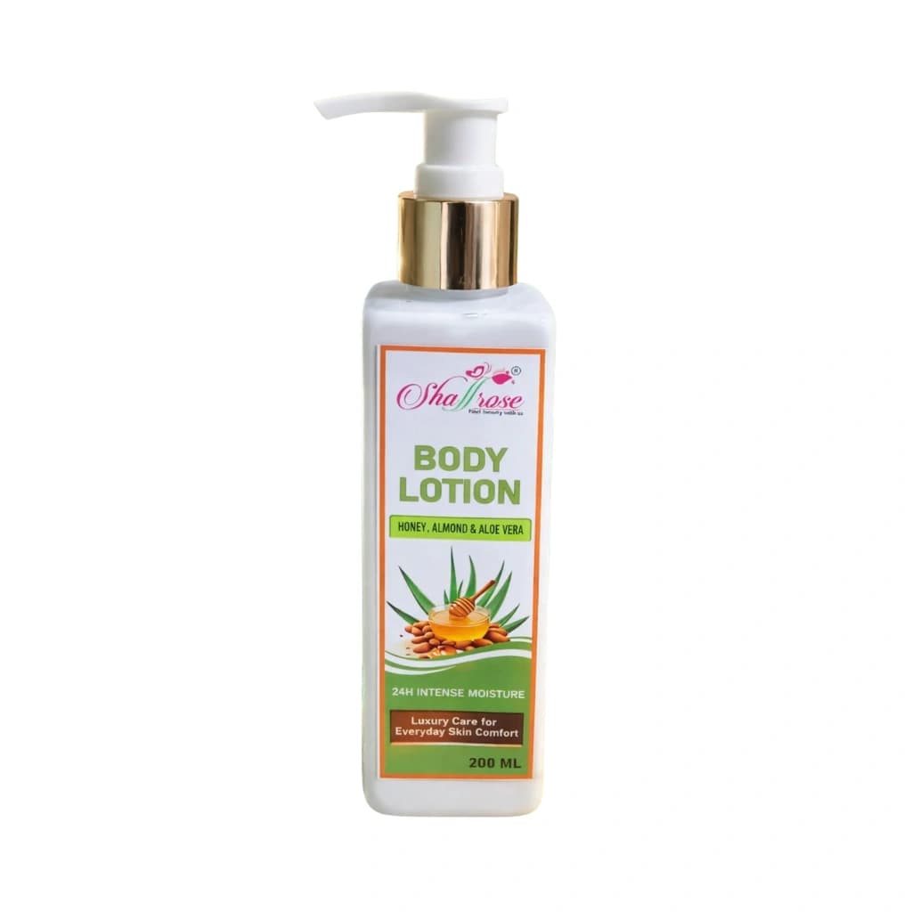 SHAFFROSE BODY LOTION HONEY ALMOND & ALOE VERA 200 ML