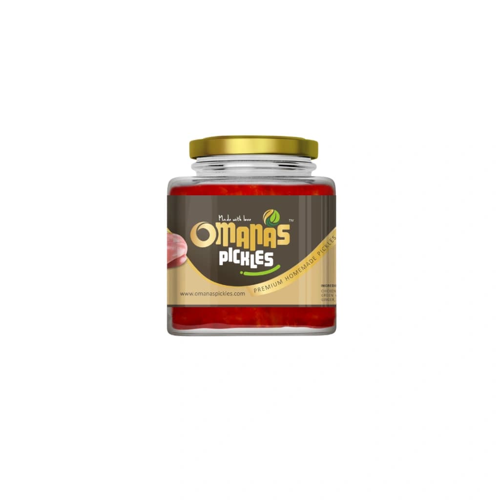 OMANAS PICKLES PREMIUM HOME MADE BONELESS CHICKEN PICKLE 250G