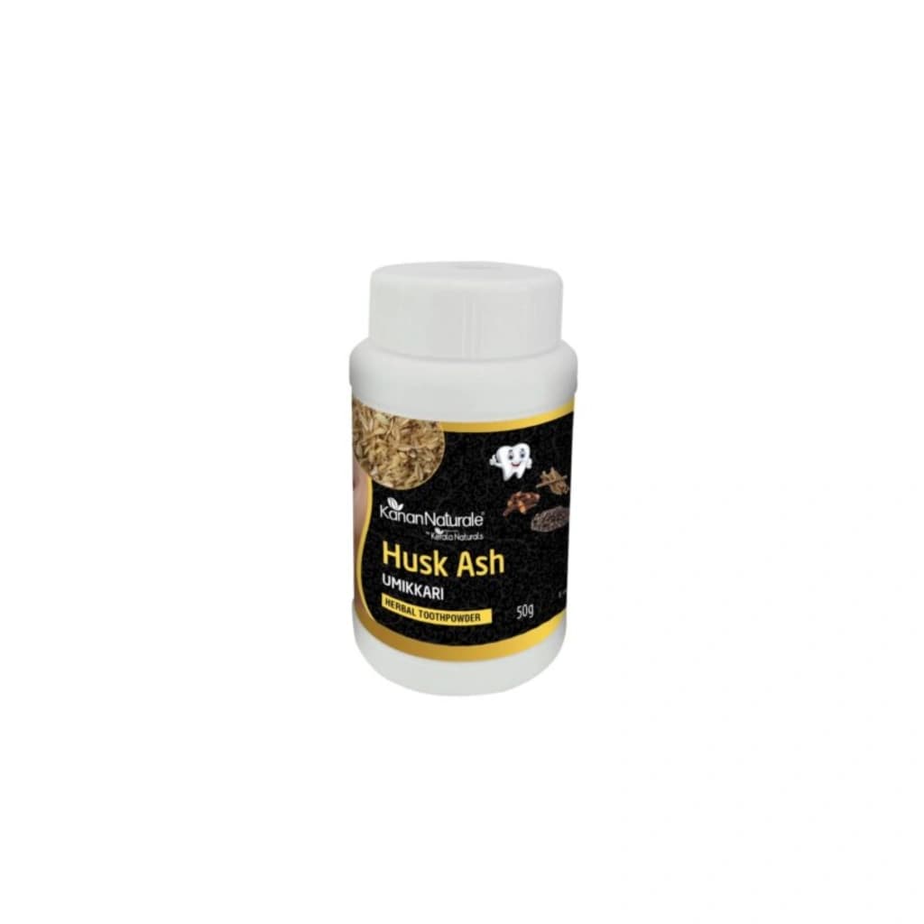 KERALA NATURALS HUSK ASH HERBAL TOOTH POWDER 50 GM