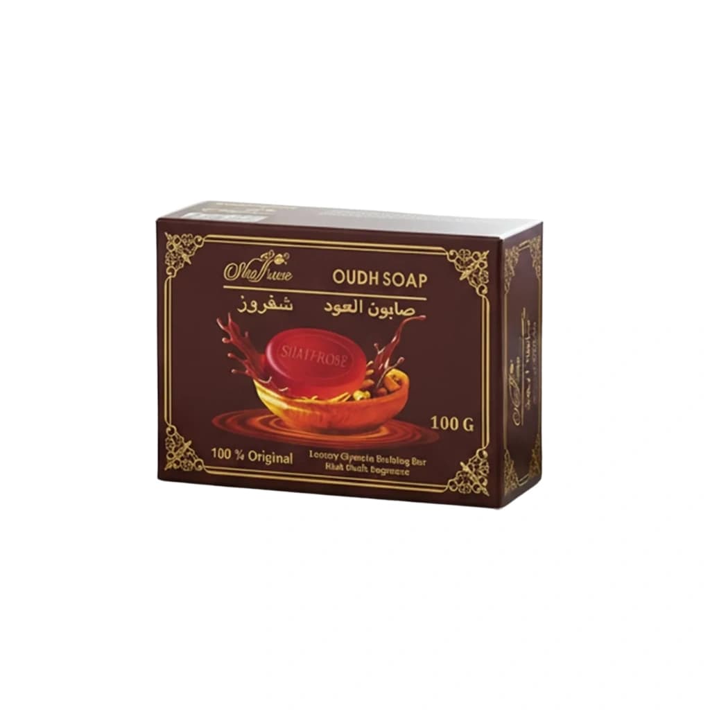 SHAFFROSE OUDH LUXURY ROUND SOAP 110 GM