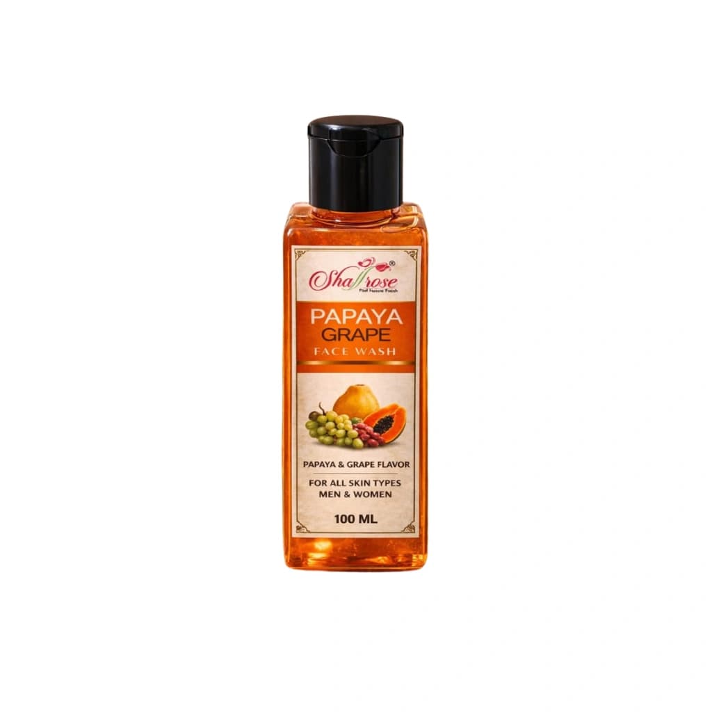 SHAFFROSE PAPAYA & GRAPE FACE WASH 100 ML
