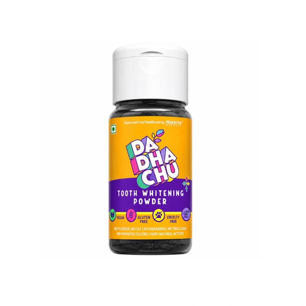 GO ORGANICS DA DHA CHU TOOTH WHITENING POWDER 100G