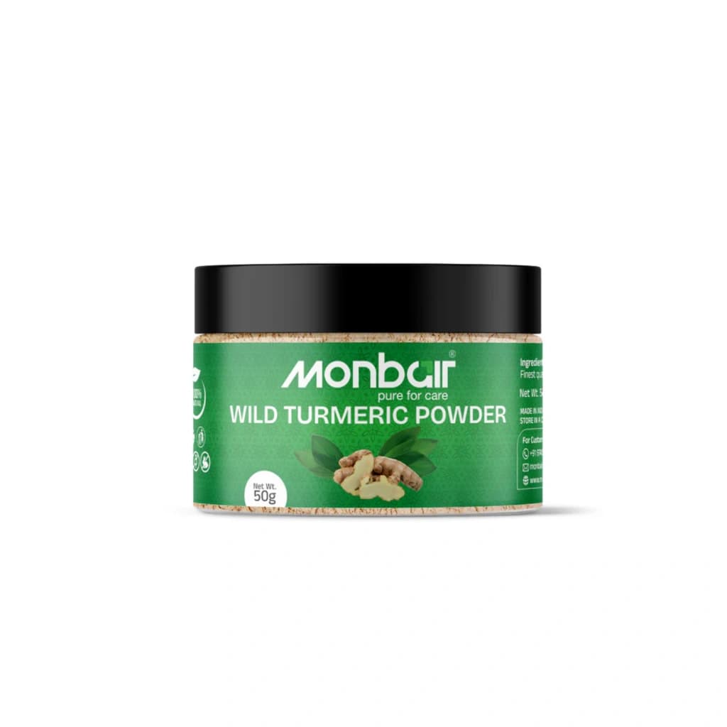 MONBAIR - WILD TURMERIC (KASTURI HALDI/MANJAL) POWDER