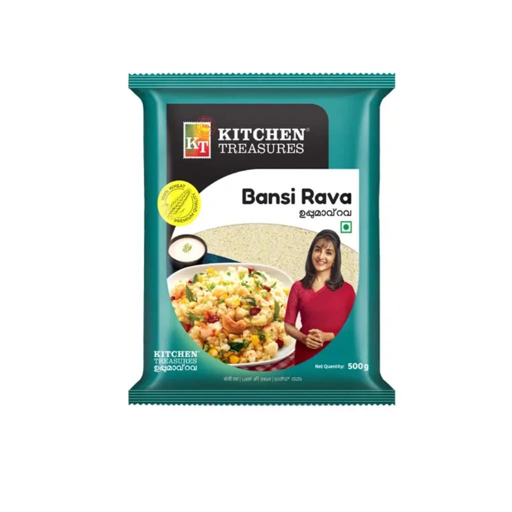 Kitchen Treasures Bansi Rava 500gm