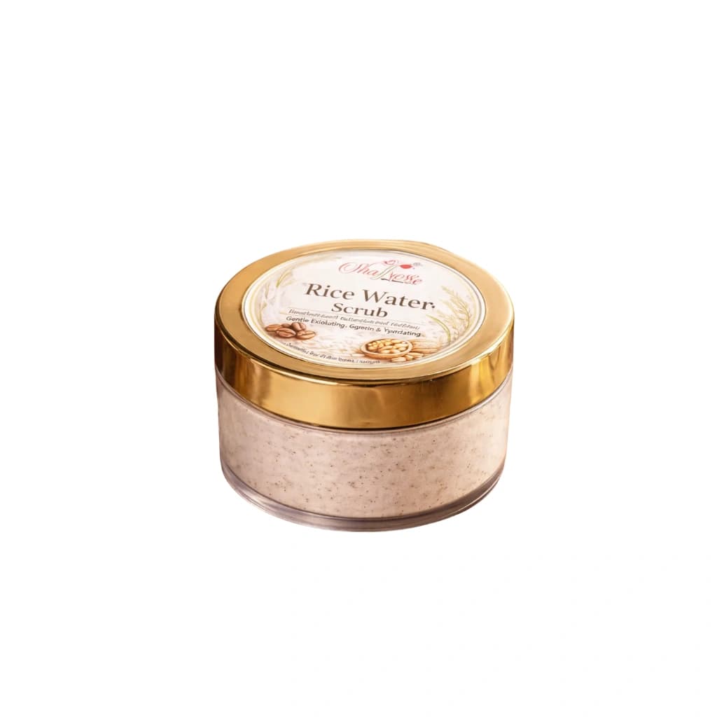 SHAFFROSE RICE WATER SCRUB 100GM