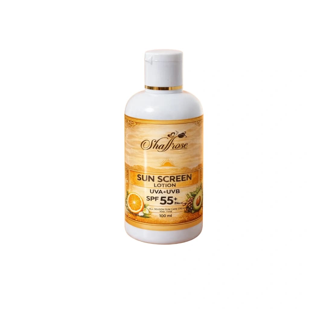 SHAFFROSE SUNSCREEN LOTION SPF 55+ 100 ML