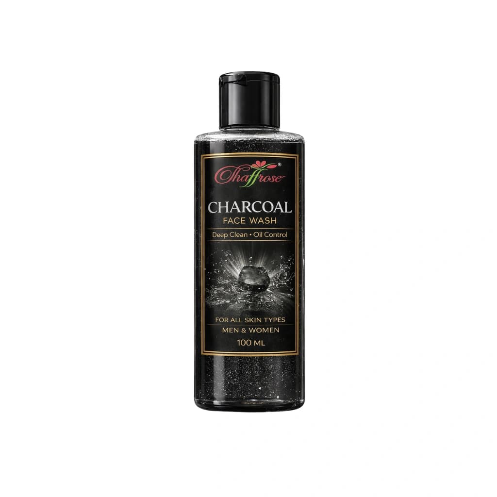 SHAFFROSE CHARCOAL FACE WASH 100 ML