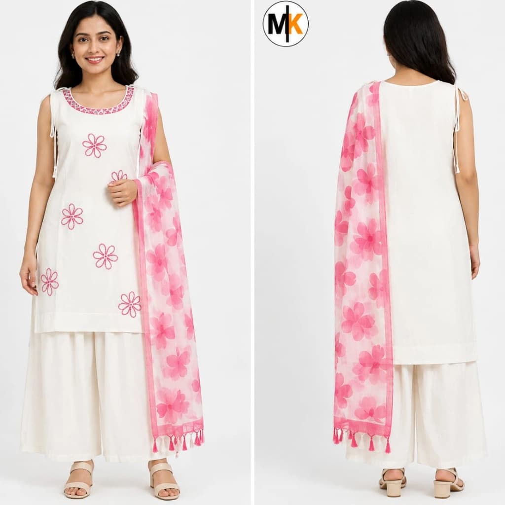 MK FABRICS - THREE PIECE PREMIUM DRESS