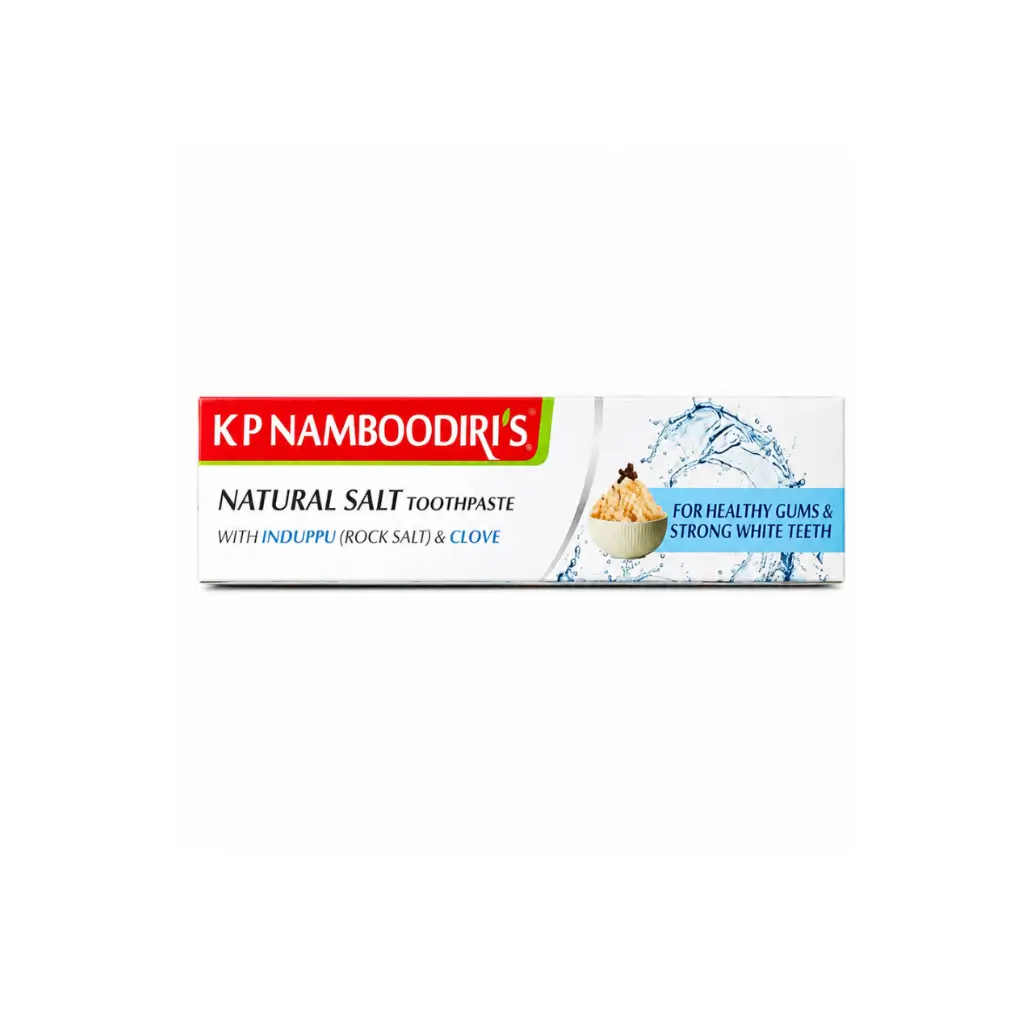 K P NAMBOODIRIS NATURAL SALT TOOTH PASTE WITH INDUPPU & CLOVE 100 GM