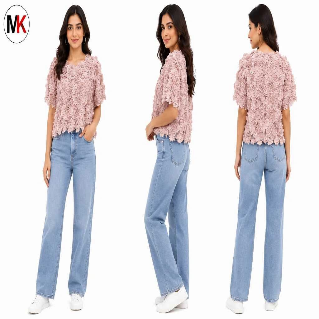 MK FABRICS KOREAN STYLE WOMEN'S TOP | PREMIUM CASUAL & TRENDY FASHION TOP