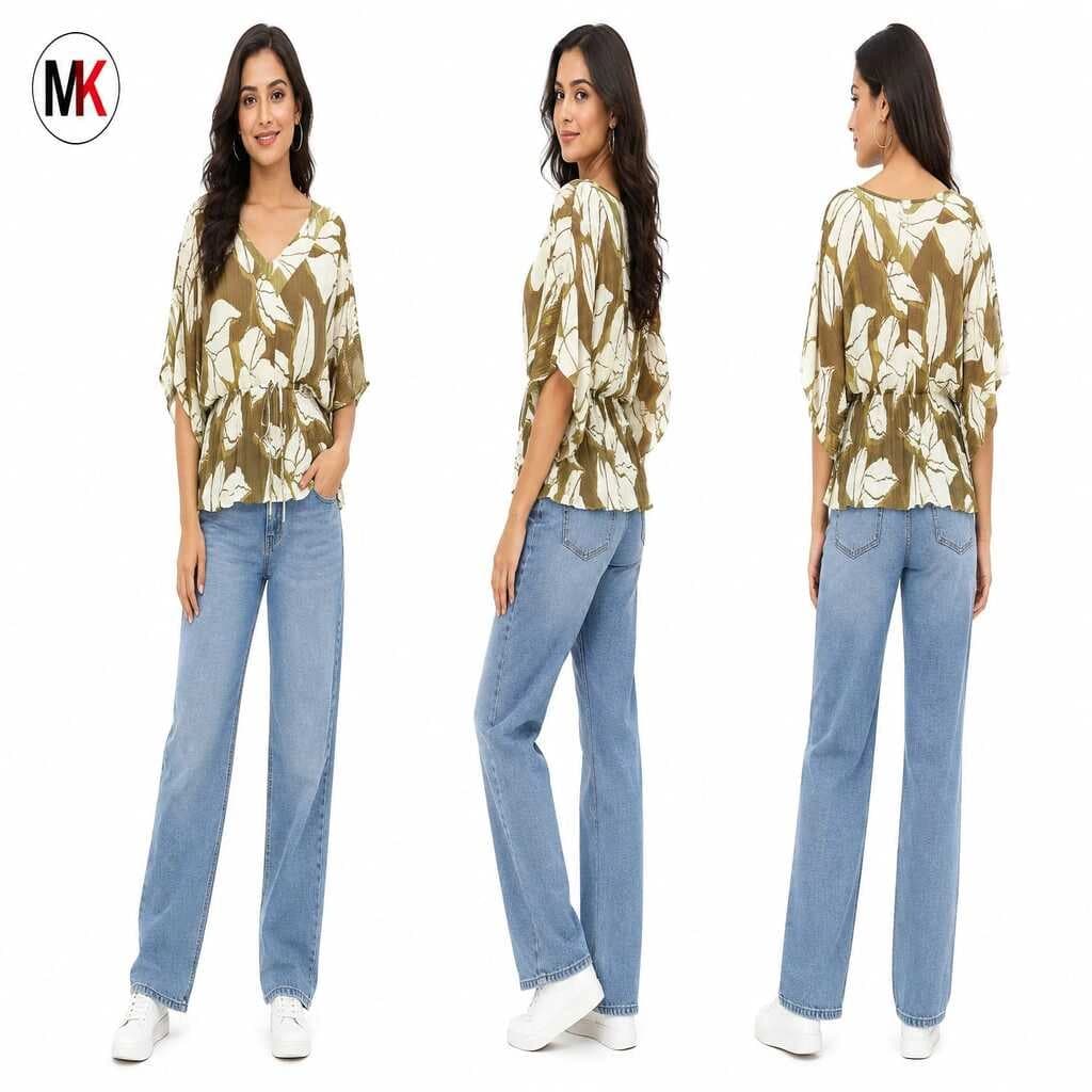 MK FABRICS - STYLISH KOREAN FASHION TOP - IMPORTED
