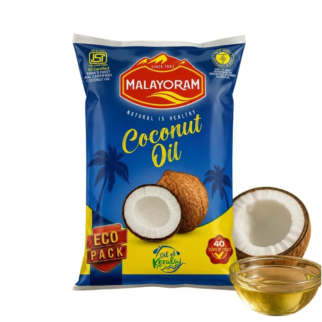 MALAYORAM COCONUT OIL 900ML POUCH