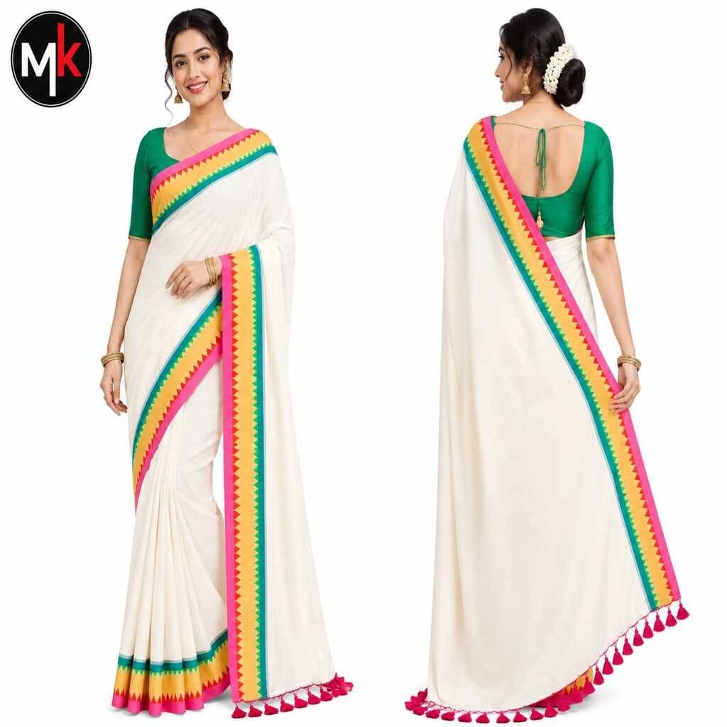 MK FABRICS MULCOTTON SET SAREE