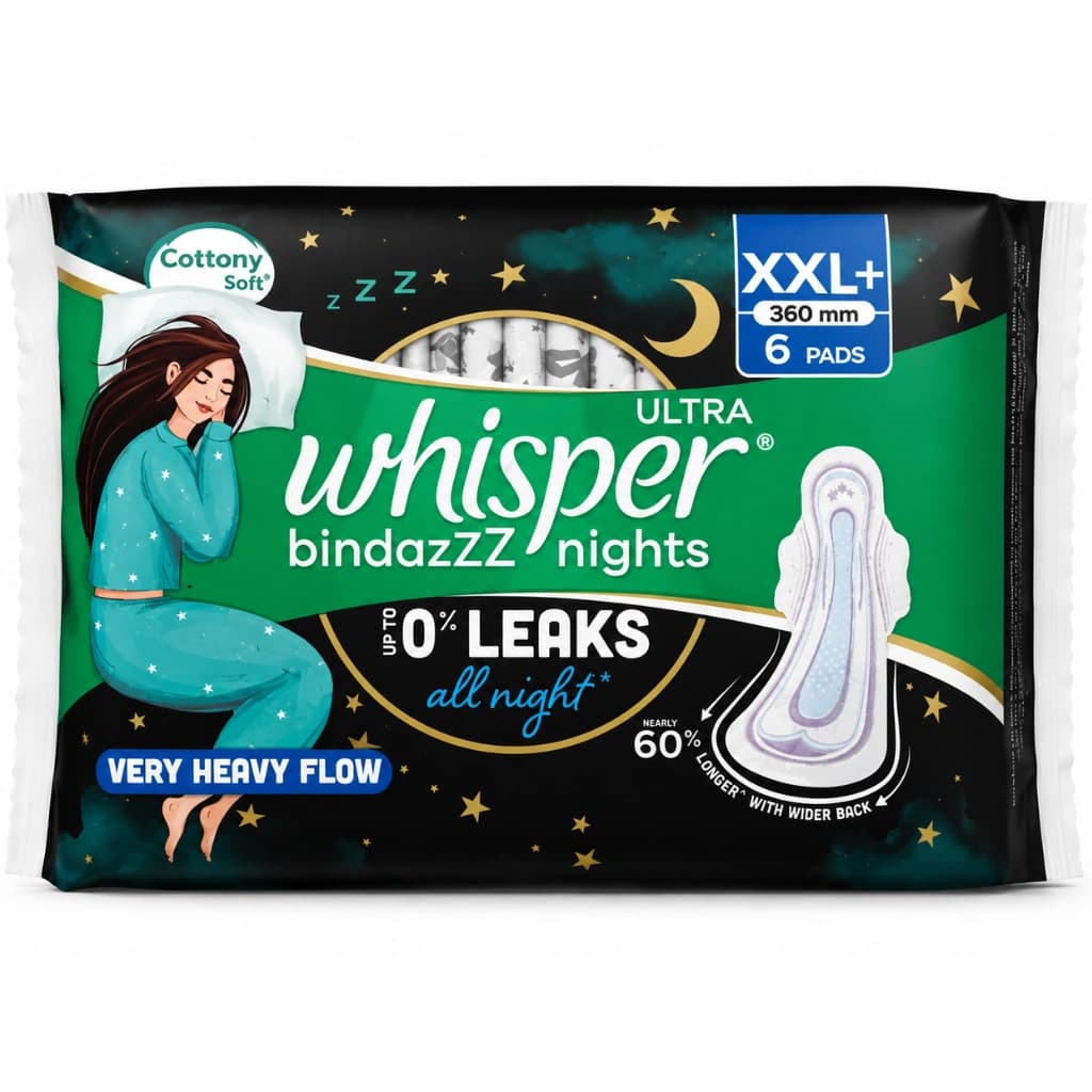 WHISPER ULTRA Bindazzz Nights XXL+360MM 6s