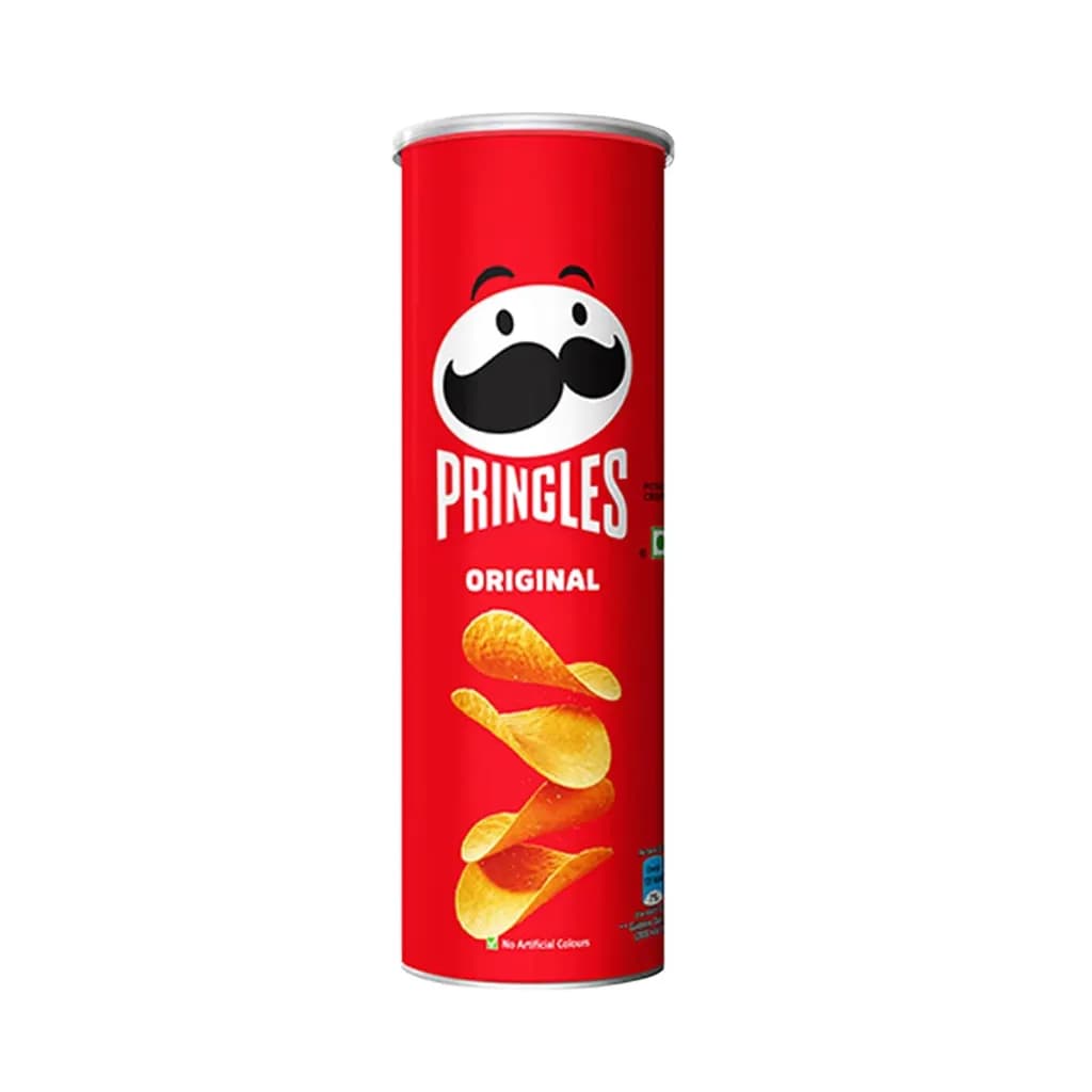 PRINGLES POTATO CHIPS ORIGINAL SALTED FLAVOR 107 GM
