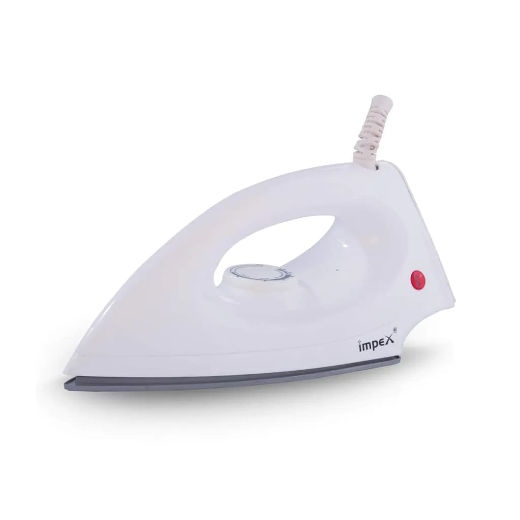 IMPEX LIGHTWEIGHT IRON BOX RITZY WHITE 1000 WATTS 2 YEAR WARRANTY