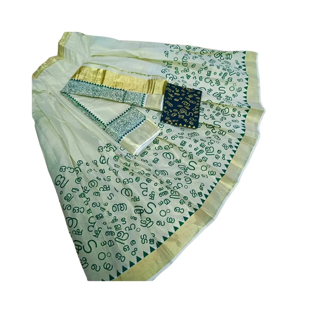 SN Onakodi Aksharamala Dhavani Set Variant A, Green