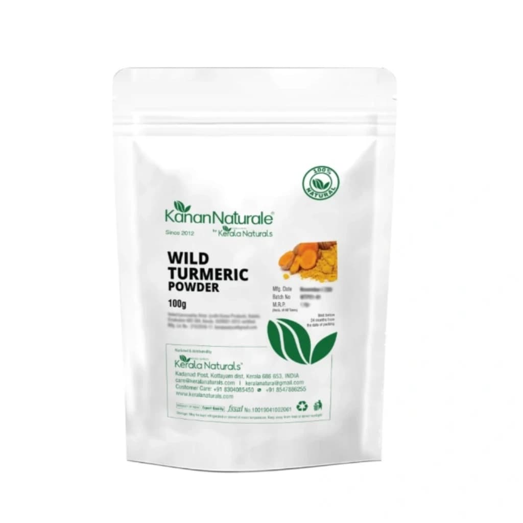 KERALA NATURALS KASTURI WILD TURMERIC POWDER 100G