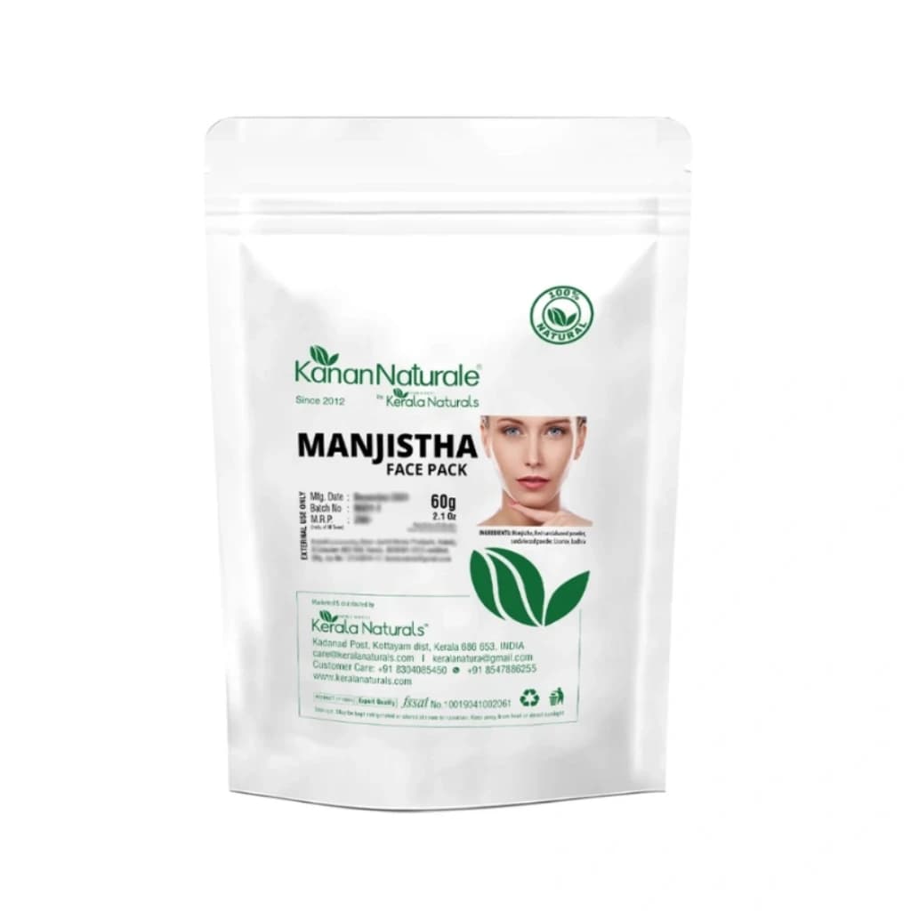 KERALA NATURALS MANJISTHA FACE PACK 60 GM