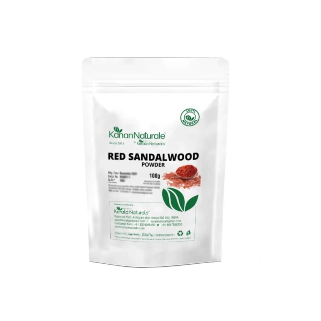 KERALA NATURALS RED SANDALWOOD POWDER 100G