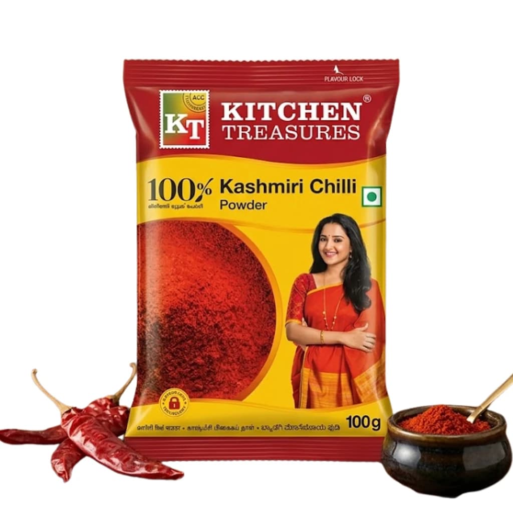 KITCHEN TREASURES KASHMIRI CHILI POWDER 100 GM