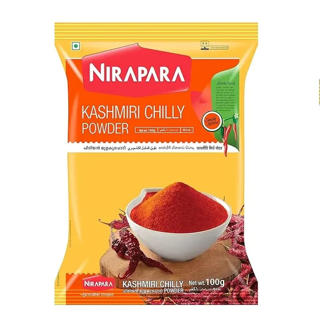 NIRAPARA KASHMIRI CHILLI POWDER 100GM