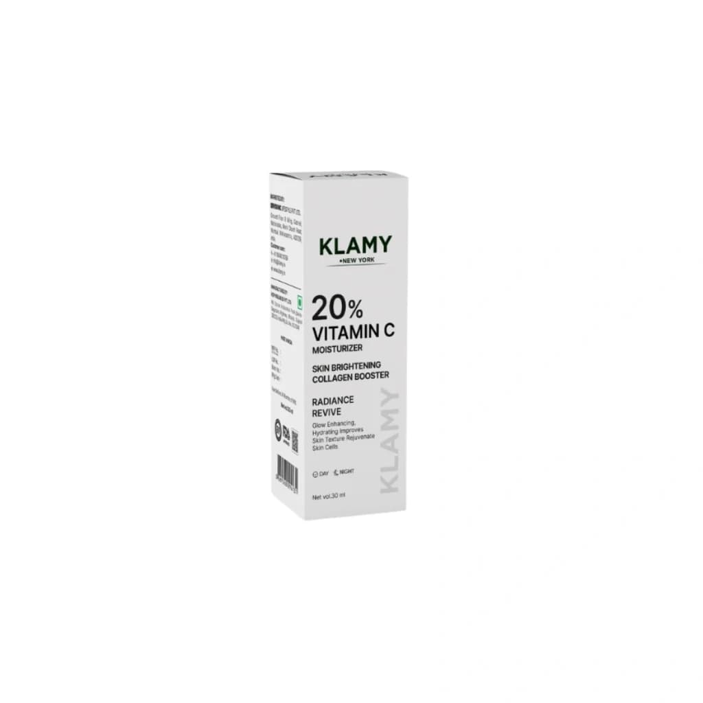 KLAMY 20% VITAMIN C MOISTURIZER SKIN BRIGHTENING COLLAGEN BOOSTER 30 ML