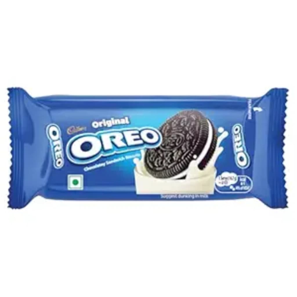 Oreo Vanilla Flavour Creme Sandwich Biscuit 125.25gm