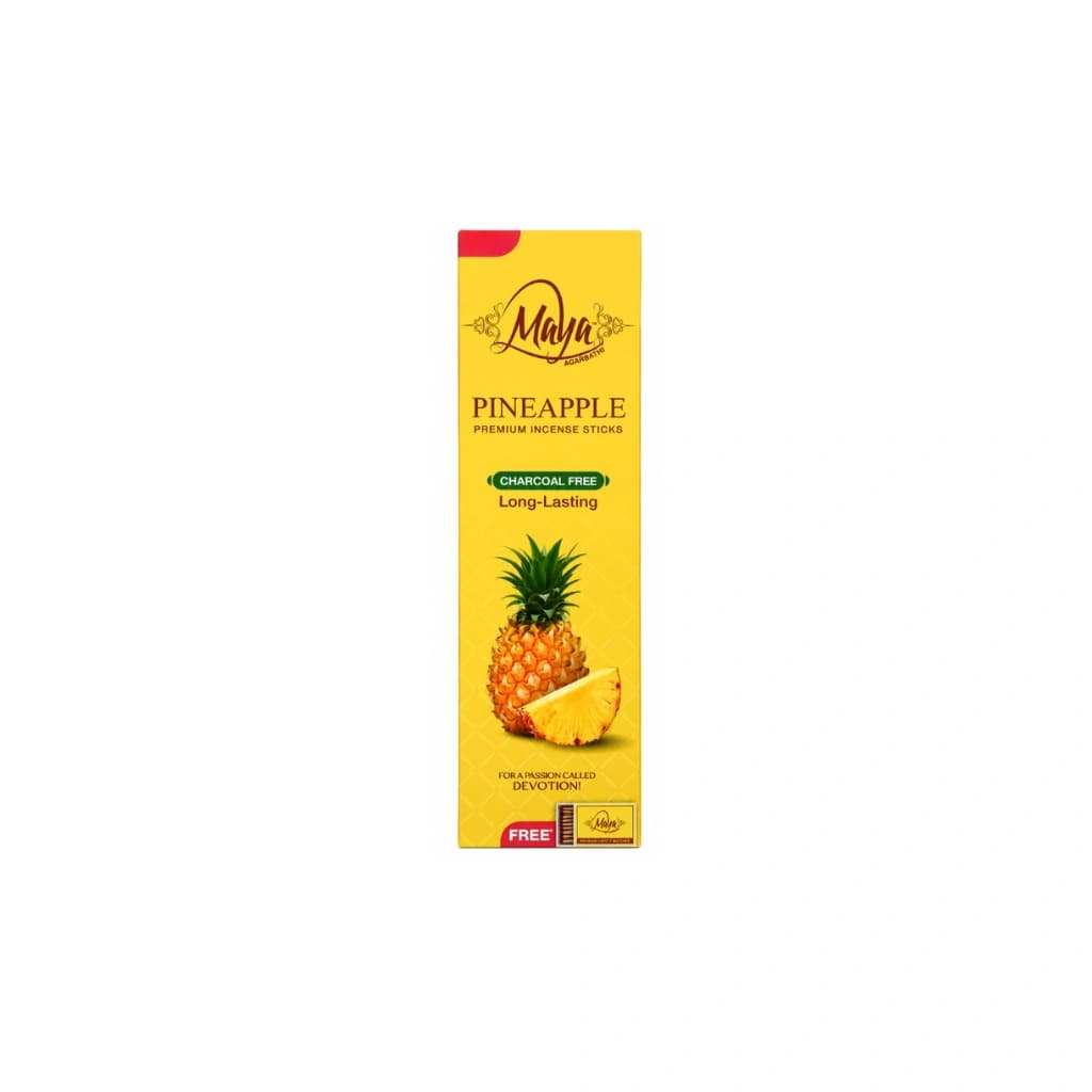 MAYA PINEAPPLE PREMIUM INCENSE STICK 66 UNIT +1 MATCH BOX
