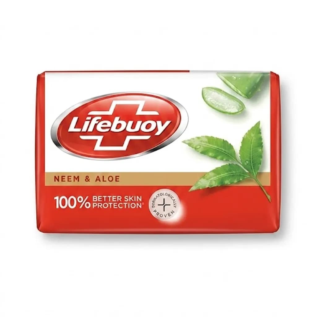 Lifebuoy Neem & Aloe Vera 100% Skin Protection Soap 125 gm