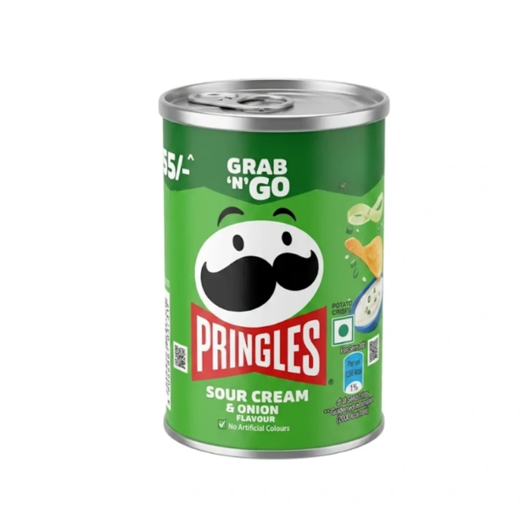 MINI PRINGLES SOUR CREAM & ONION POTATO CHIPS 40GM
