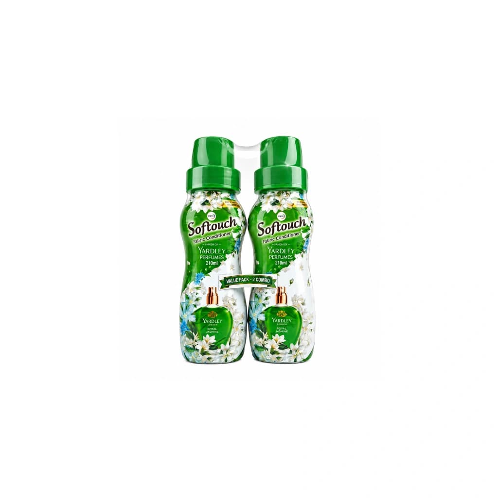 SOFTOUCH YARDLEY ROYAL JASMINE 210 ML + 210 ML FABRIC CONDITIONER